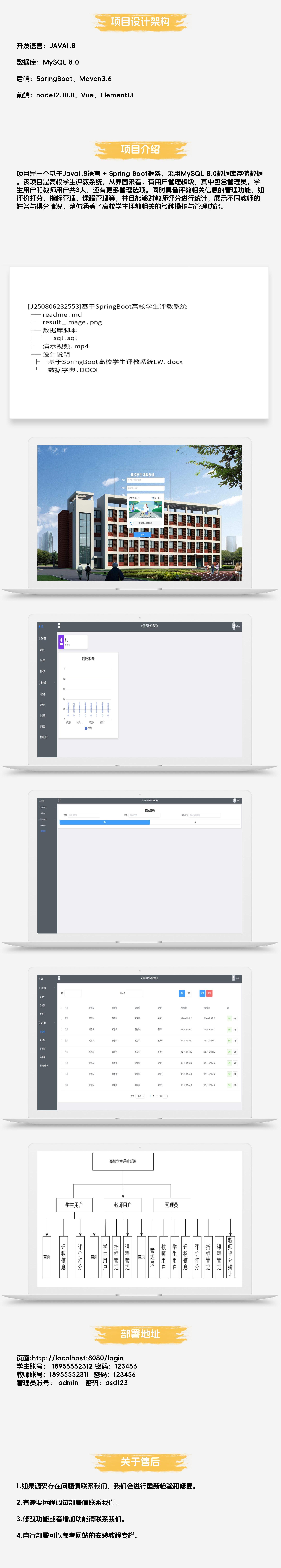 基于SpringBoot高校学生评教系统